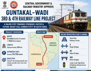 Guntakal–Wadi Railway Multi-Tracking Project